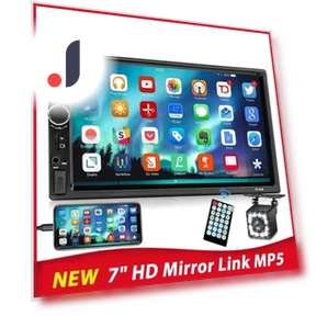 7-inch Touchscreen Car MP5 Player — Stereo Receivers, MDH