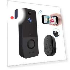 720p HD Wireless Wi-Fi Video Doorbell — Smart Home Security, RuKing