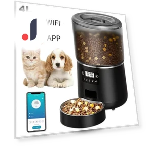 Automatic Pet Feeder with Wi-Fi — Automatic Feeders, Happy World Electronics