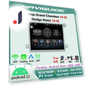 Car Radio with Carplay Android Auto — Navigation & GPS Accessories, NAVIGUIDE Car Life