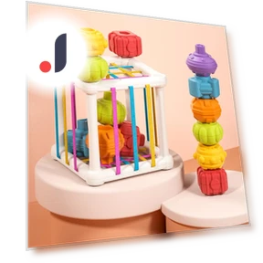 Colorful Shape Sorter Toy — Shape Sorter & Stacking Games, Bai Fen Bai Toys