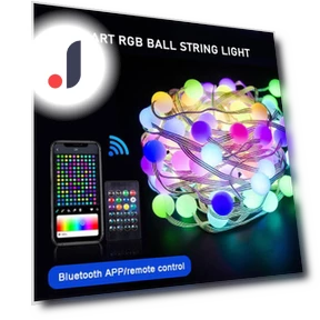 Fairy Ball 10M Smart RGB Ball String Light — Outdoor String Lights, Pawell