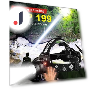 Intelligent Touch Headlamp — Flashlights, paweinuo 02