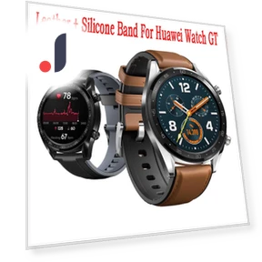 Leather + Silicone Wrist Strap — Smartwatch Straps, Vegetables