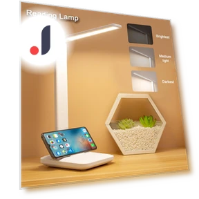 LED Desk Lamp with Adjustable Brightness — Study & Desk Lighting, FEIJIEAST