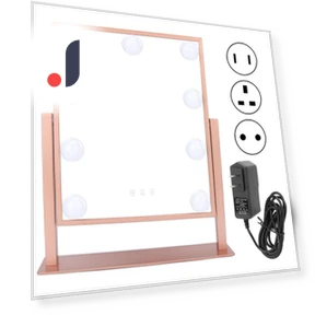 LED Makeup Mirror — Handheld, Home3ZY