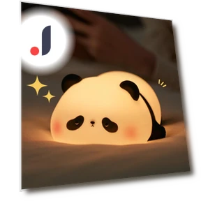 LED Panda Night Light — Night Lights, Happypilot