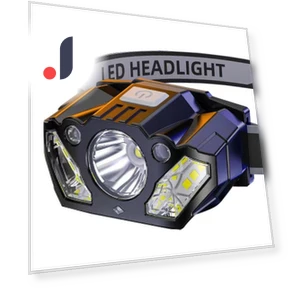 Lightweight LED Headlamp with Motion Sensor — Flashlights, Binchi Lighting Appliances