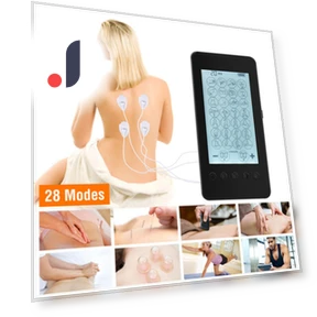 Massager with Touch Screen and 28 Working Modes — Rehabilitation & Therapy Equipment, Le er kang