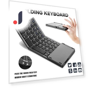Mini Wireless Bluetooth Keyboard with Touchpad — Keyboards, ZJM Mall