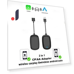 Mini Wireless CarPlay Android Auto Adapter — Stereo Receivers, Meiteai-All