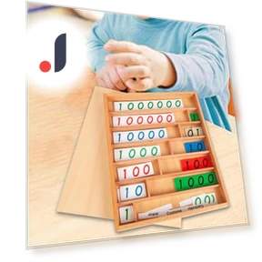 Montessori Decimal Bank Game Toy — Counting & Math, HappyToy