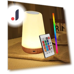 Portable Adjustable Touch Bedside Lamp with USB Quick Charge Port — Lamps & Shades, Great3C