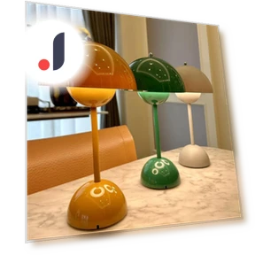 Rechargeable LED Mushroom Bud Flower Table Lamp — Desk & Table Lighting, Cosy Homes