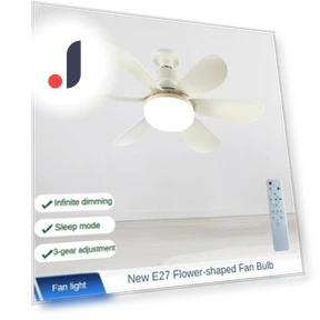 Smart Flower-shaped Fan — Ceiling Fans, Crown Global