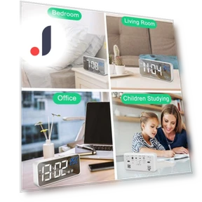 Smart LED Digital Alarm Clock — Alarm, Fash