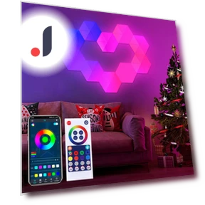 Smart LED Hexagon Wall Lights — LED Strips, E-Kingsman