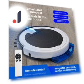 Smart Sweeping Robot with Suction and Mopping — Smart Cleaning Robots, Winter Gloves