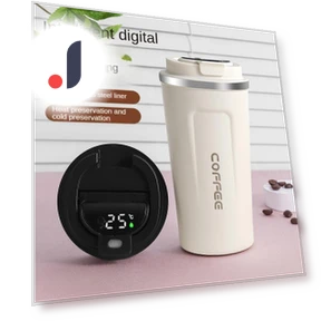 Smart Temperature Display Stainless Steel Vacuum Bottle — Beverage Warmers, Cosy Homes