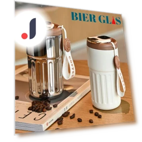 Smart Thermos with LED Temperature Display — Travel Drinkware, Binchi Fitness