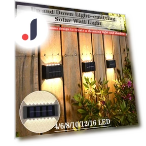 Solar LED Wall Light — Garden Illumination, Stylish smart home