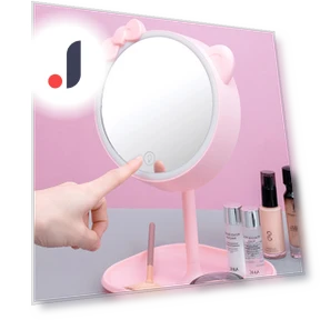 Three-Mode USB Charging Removable LED Cosmetic Mirror — Handheld, Makeup Kits