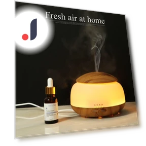 Ultrasonic Aroma Diffuser with Wood Grain — Diffusers, Essager Electronic