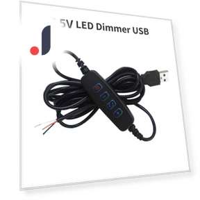 USB LED Dimmer Cable — Study & Desk Lighting, HTH LED Lighting and Power Adapter