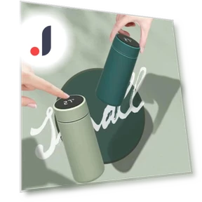 Vacuum mug with touch LCD screen — Beverage Warmers, Kitchen artifact