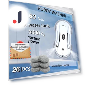 Window Cleaning Robot with Sprayer and Wipes — Smart Cleaning Robots, biidismart