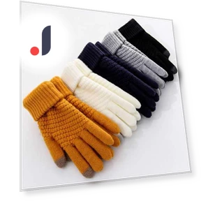 Winter Touchscreen Gloves — Cold Weather Gloves, Lucky Black Cat