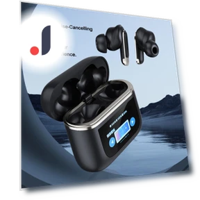 Wireless Earbuds with LED Touch Screen — In-Ear Headphones, Andoer