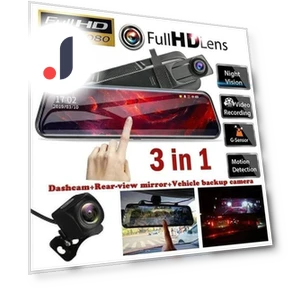 10-inch IPS Full Touch Screen 1080P Dash Cam — Dashboard Cameras, MDH
