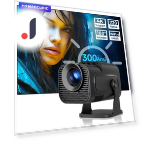 4K WiFi HD Android Smart Home Theater Portable Mini Projector — Home Theater Projectors, ZPG