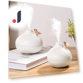 Air Humidifier with Essential Oil Diffuser and LED Lighting — Air Moisturizers, Enjoy Smart Home