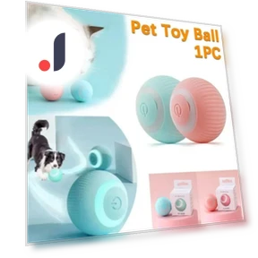 Automatic Rolling Pet Toy — Cat Playthings, Refreshing Home