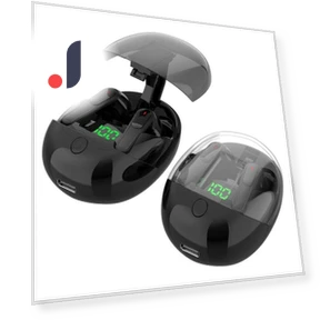 Bluetooth 5.3 Headset with Touch Control — Over-Ear Headphones, Junmaocun