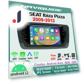 Car Radio with Carplay Android Auto — Stereo Receivers, NAVIGUIDE Car Life