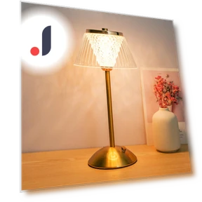 Crystal Table Lamp — Desk & Table Lighting, Factory Discount Outlet