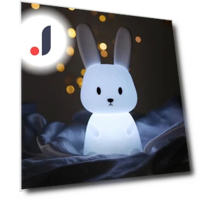 Cute Silicone Night Light with Rabbit, Whale, and Cat — Night Lights, Factory Discount Outlet
