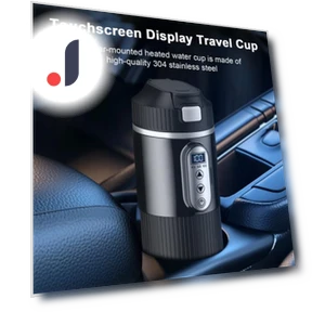 Digital LCD Display Portable Electric Water Heater Bottle — Coolers & Fridges, FINE DAY