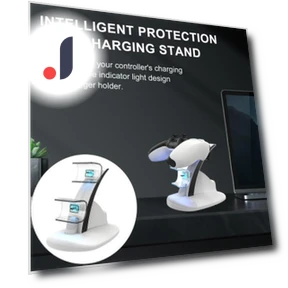 Dual Controller Charging Station with LED Indicator — Accessories, yixiubaoo