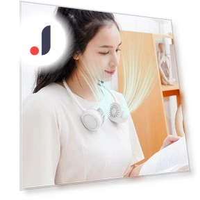 Hands-Free Portable Bladeless Fan — Portable Cooling Solutions, HOMEKA