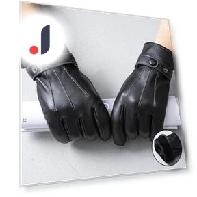 Men's Touchscreen Leather Gloves — Cold Weather Gloves, Dress U Up Fashion