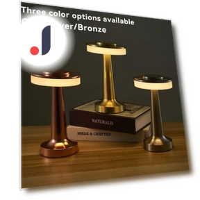 Metal USB Charging Desk Lamp with Touch Night Light — Desk & Table Lighting, Cosy Homes
