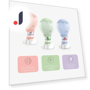 Night Light with Air Balloon — Lamps & Shades, Home Kits