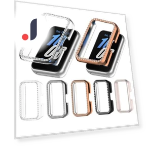 Protective Case for Smart Watches with Sparkling Artificial Diamond — Smartwatch Protectors, Computer Life