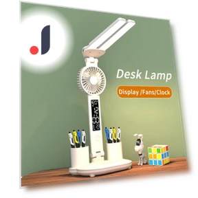 Rechargeable Foldable Touch LED Desk Lamp with Dual Heads — Desk & Table Lighting, Lighting Life Hub