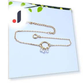 Silver-plated Smart Bracelet with 14K Gold — Smart Jewelry, FOXANRY Jewelry