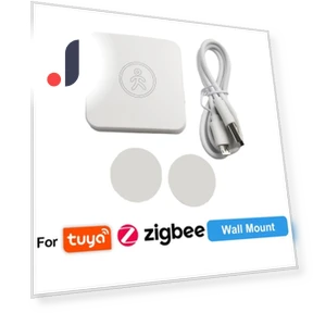 Smart Human Presence Detector — Smart Home Security, White Dream
